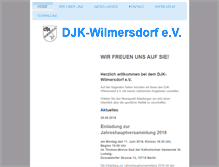 Tablet Screenshot of djk-wilmersdorf.de